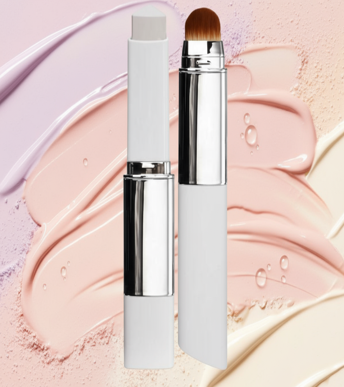 القلم الكريمي السحري يمتزج مع لون بشرتكِ